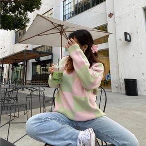 Princess Polly Checkered Sweater